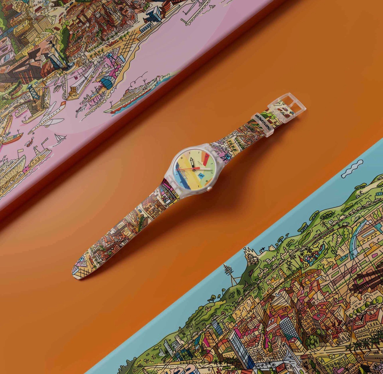 SWATCH Grancelona (SO29Z708) -DESTINATION ARTIST (only in Barcelona)  LAST ONE**