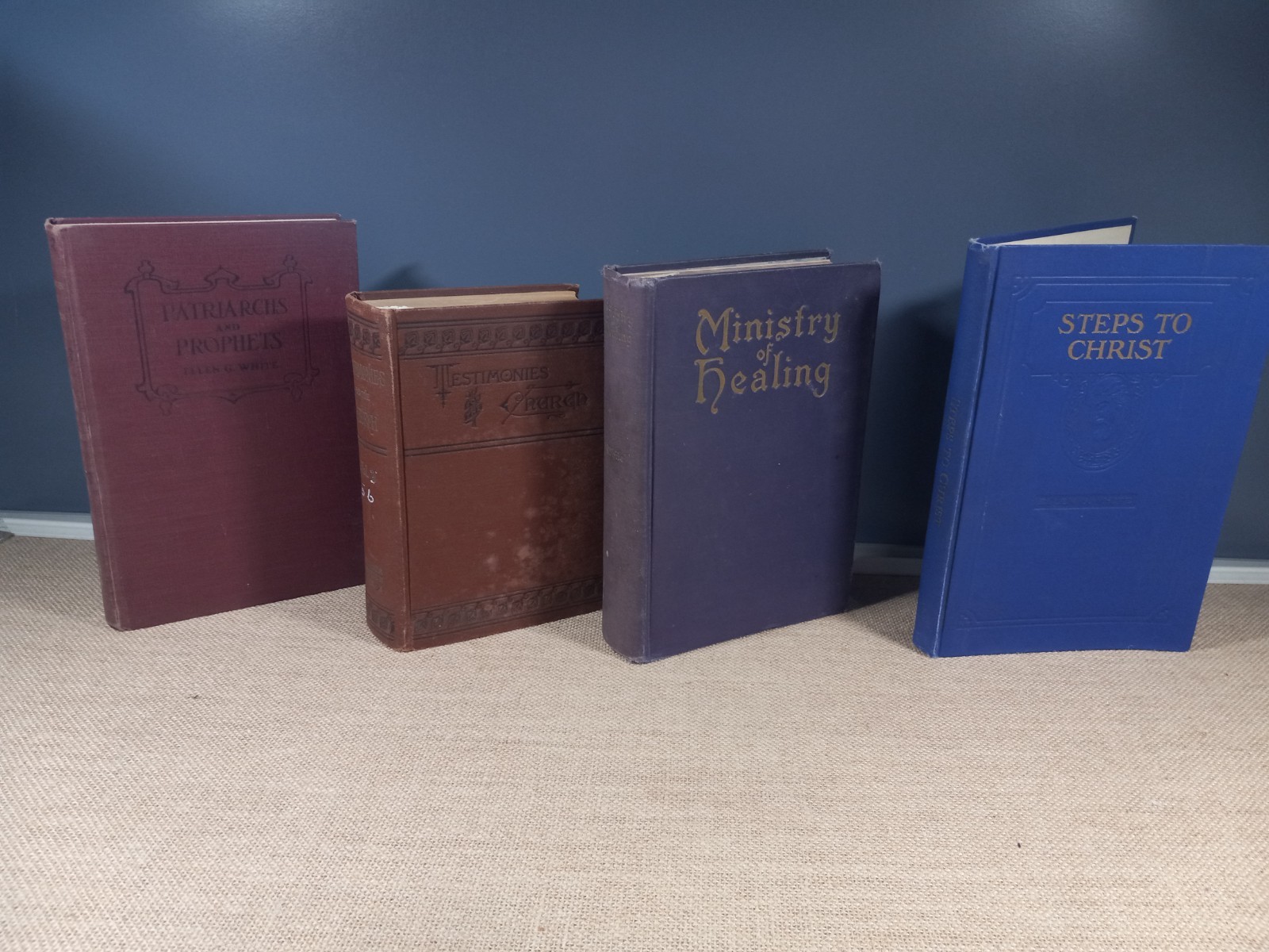 Ellen G. White Books 1882-1921 Set of 4 Testimonies for the Church, Healing