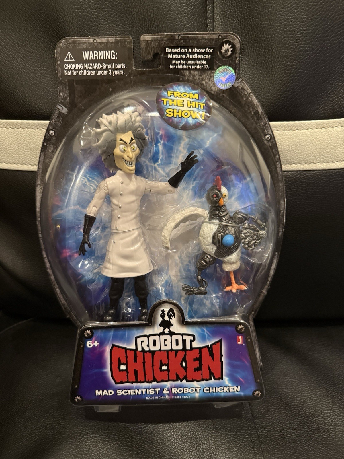 Jazwares Robot Chicken 2010 Mad Scientist and Robot Chicken