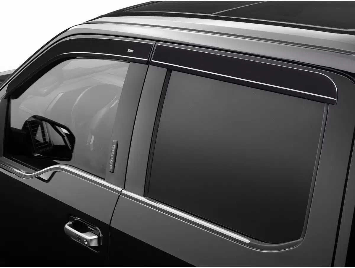 Husky Low Profile Ventvisor Smk Fits 17-25 Honda Ridgeline Outside Mount 4pc Smk