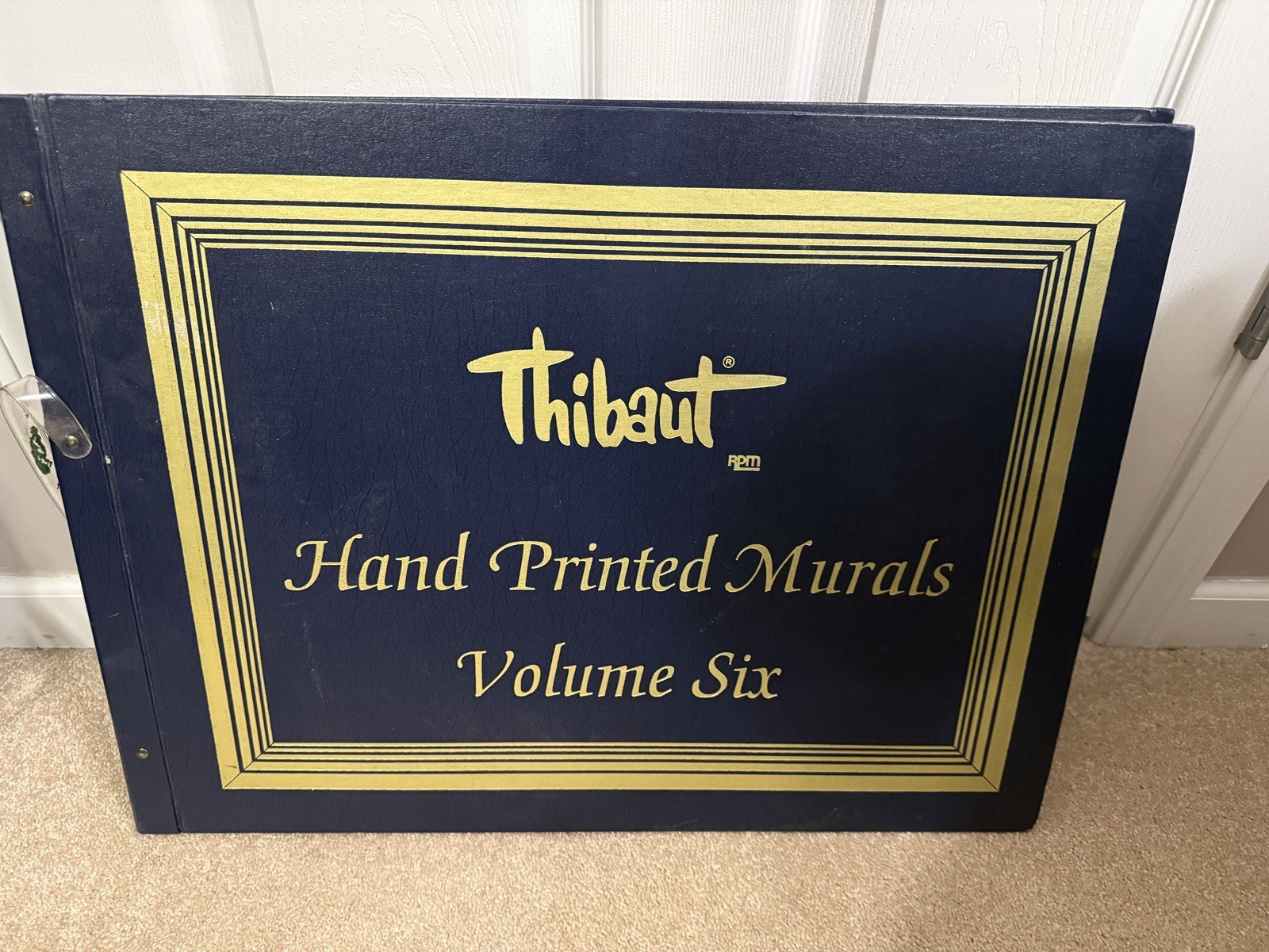 Thibaut Book Hand Printed Murals with Boarders and Fabrics Vol. 6 RARE