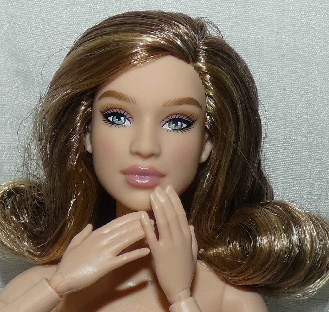 NUDE BARBIE BASICS YOU CREATE NEUTRAL 003 JJX25 FRYDA DOLL MADE TO MOVE BODY