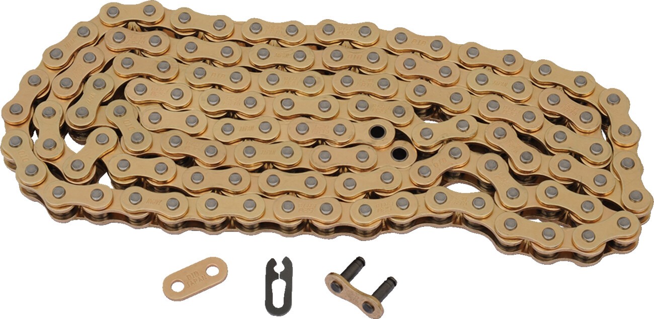 D.I.D 520 ERT3 Racing Chain 120 Links Gold Clip Link