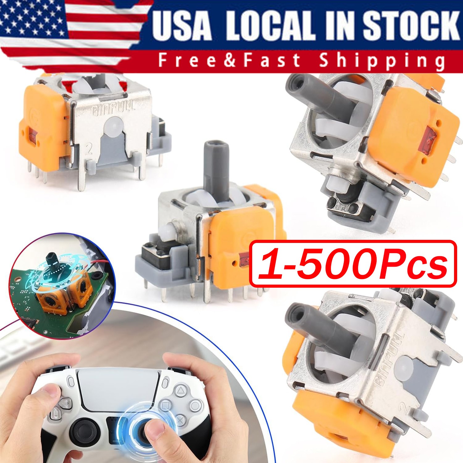 PS5 Hall Effect Stick Controller V3 Magnet Effekt Drift Fix für PlayStation5 Lot PS5 Hall Effect Stick Controller V3 Magnet Effekt Drift Fix für PlayStation5 Lot