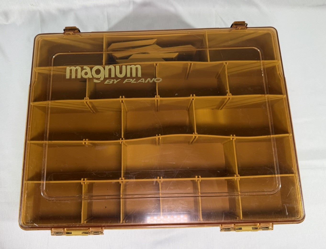 Vintage Magnum by Plano 1152 Double-Sided Tackle Box USA 15x12x5\