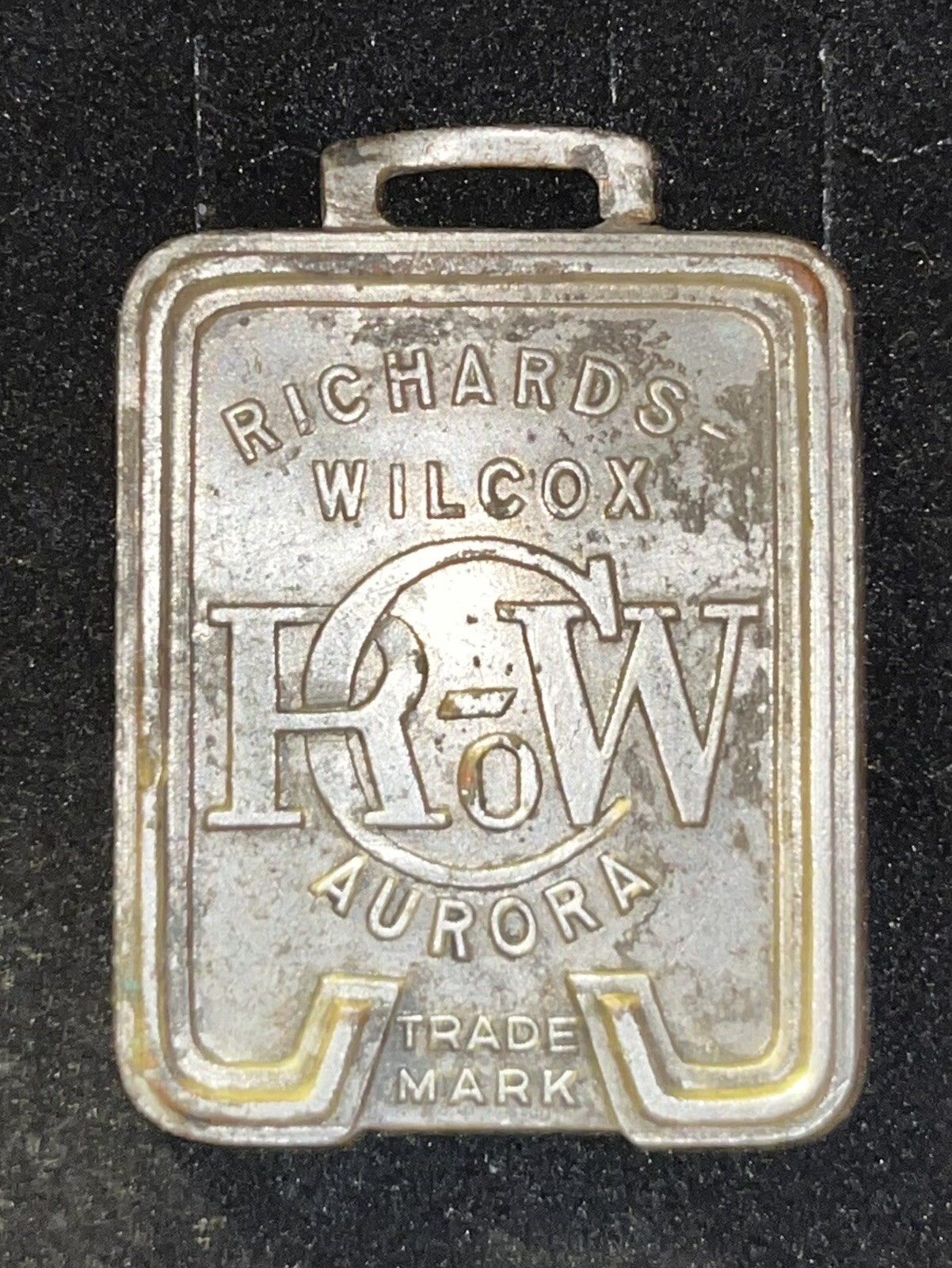 Vintage 1900’s Richards-Wilcox Aurora, ILL Watch FOB Advertising
