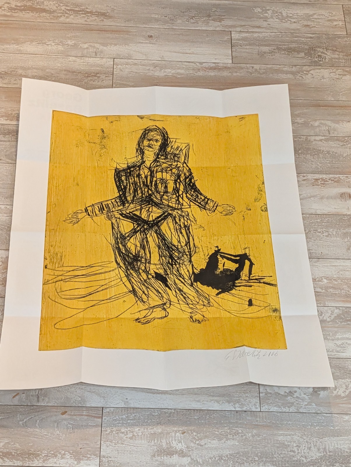 Georg BASELITZ Signed REMIX Portfolio Prospectus 2006 Hand-Signed Edition Dated