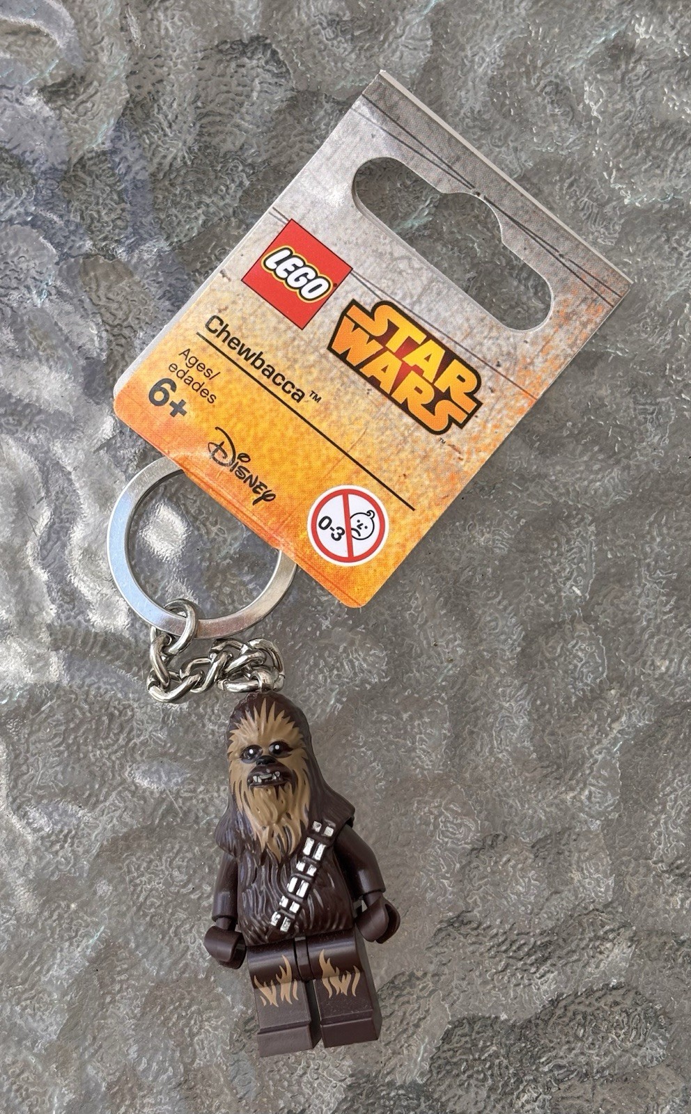 Lego Star Wars Disney Chewbacca Minifigure Keychain 853451