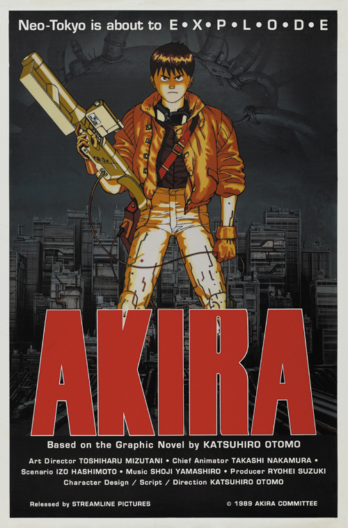 Akira (1988) Katsuhiro Otomo Anime movie 24x36 inches poster 