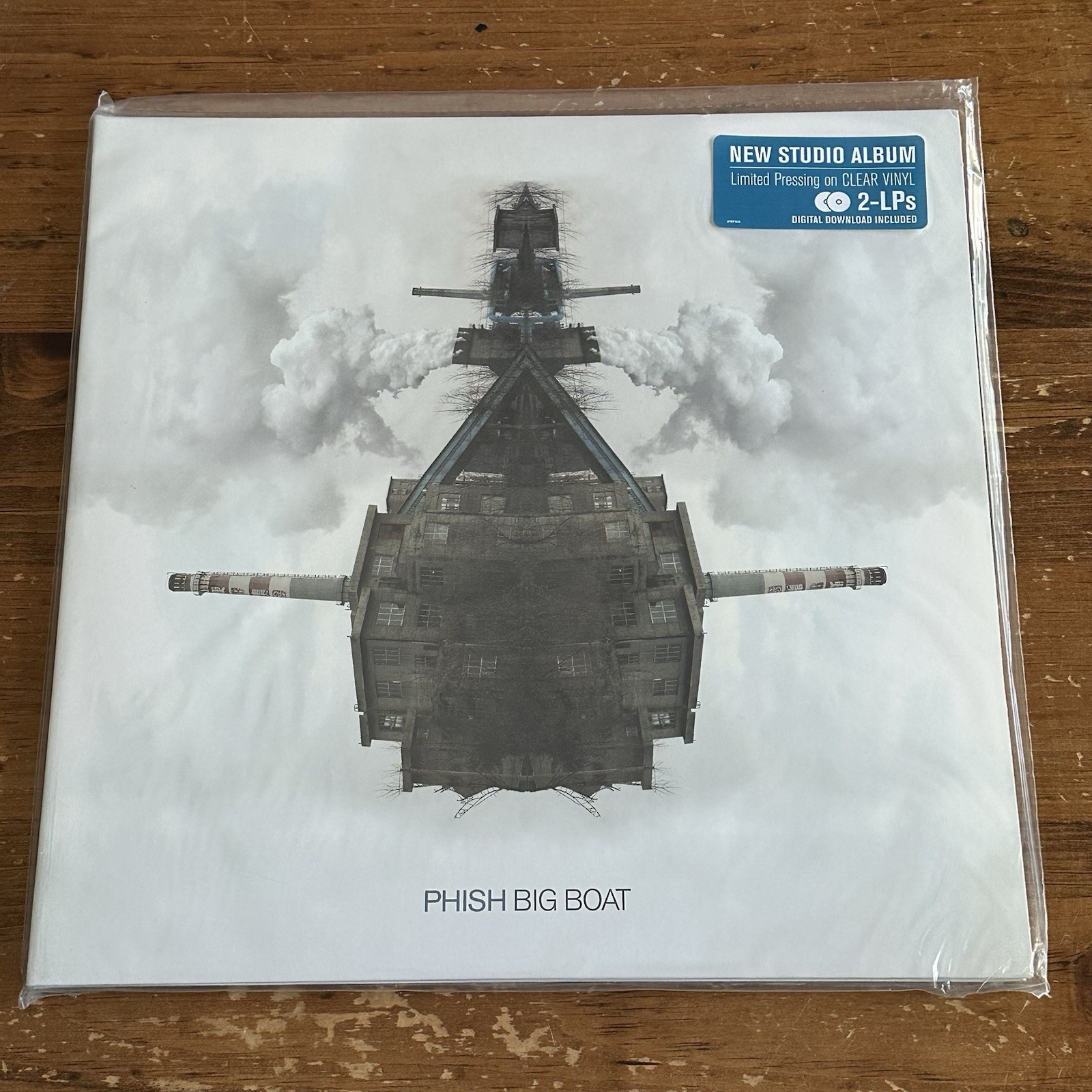 PHISH- Big Boat 2016 double LP clear vinyl brand new sealed gatefold jacket hype