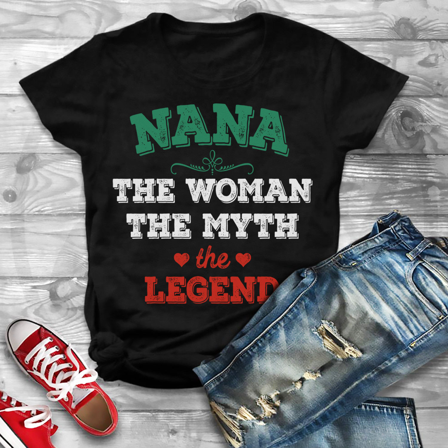 Nana Woman Myth Legend Shirt, Best Grandma Shirt, Nana T-shirt, Worlds Best Nana