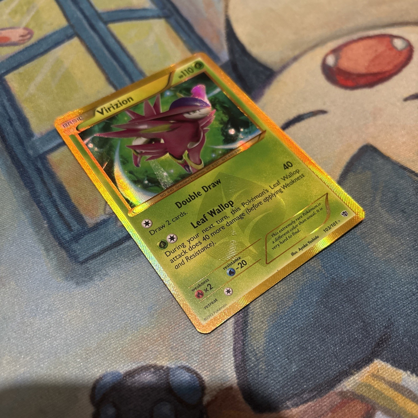 Virizion Secret Rare 103/101 Plasma Blast Gold Virizion Secret Rare 103/101 Plasma Blast Gold
