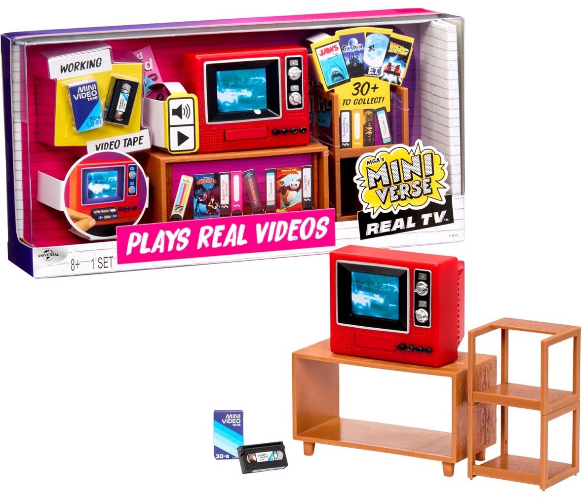 MGA's Miniverse Real TV Video Player NEW PRESALE