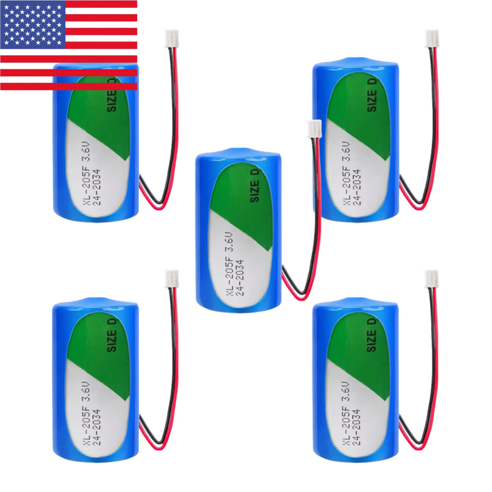 5x 3.6V XL-205F 19000MAH D Size Battery 2.54 Plug PLC Memory Backup Power Supply 5x 3.6V XL-205F 19000MAH D Size Battery 2.54 Plug PLC Memory Backup Power Supply