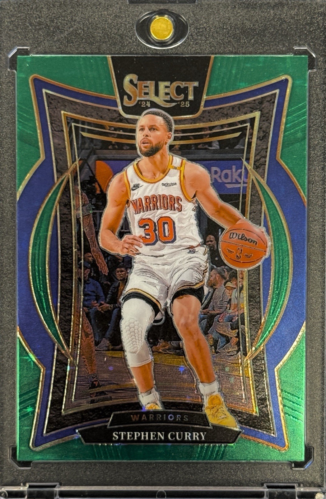 STEPHEN CURRY RARE GREEN STAR REFRACTOR SP INVESTMENT CARD PANINI WARRIORS MINT