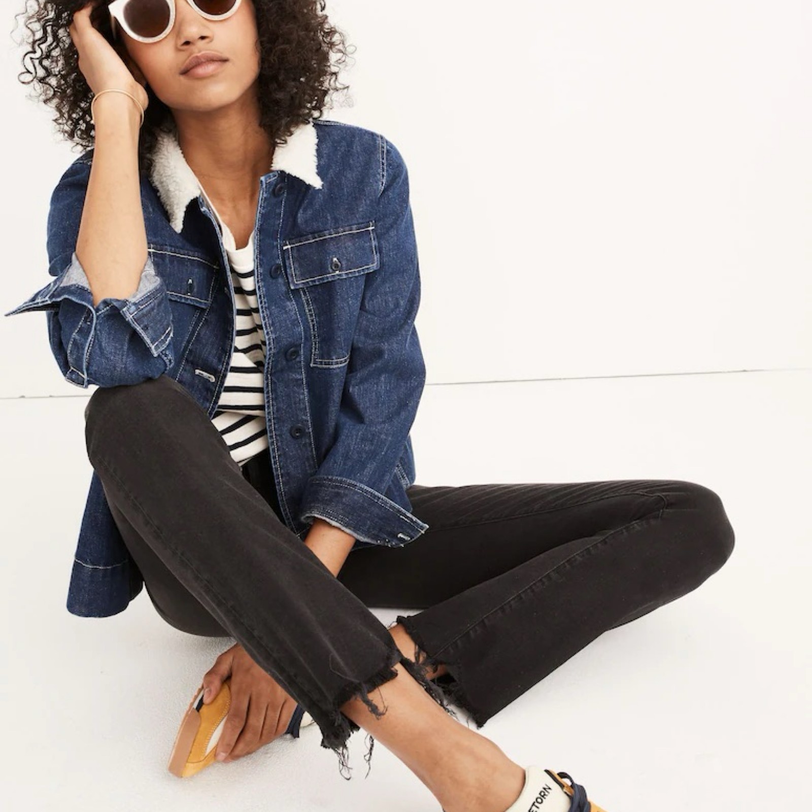 Madewell Cali Demi-Boot Jeans in Stretch Black Denim Ankle Kick Flare Size 27T Madewell Cali Demi-Boot Jeans in Stretch Black Denim Ankle Kick Flare Size 27T