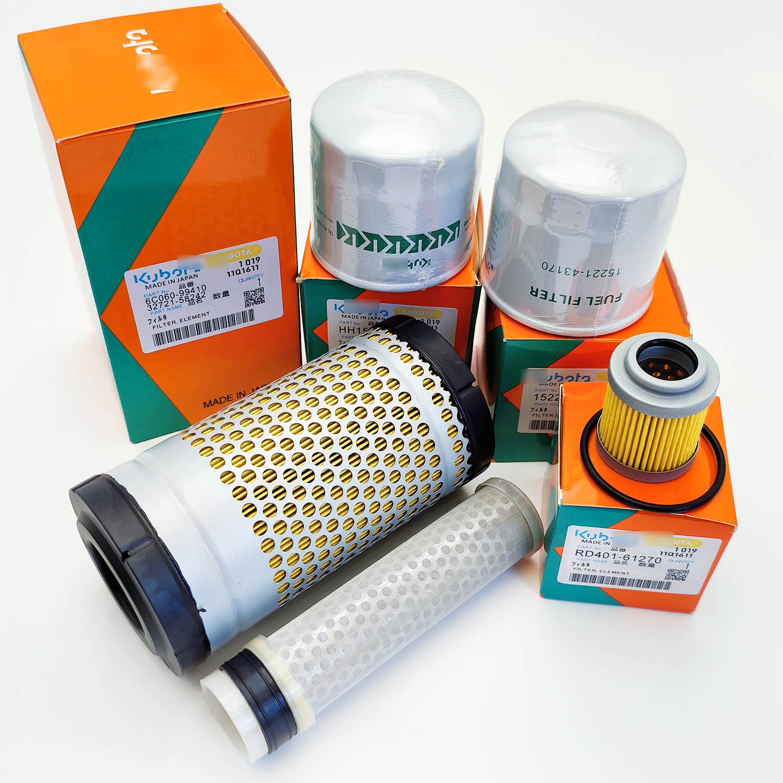 New Complete Filter Service Kit for Kubota U25S Excavator
