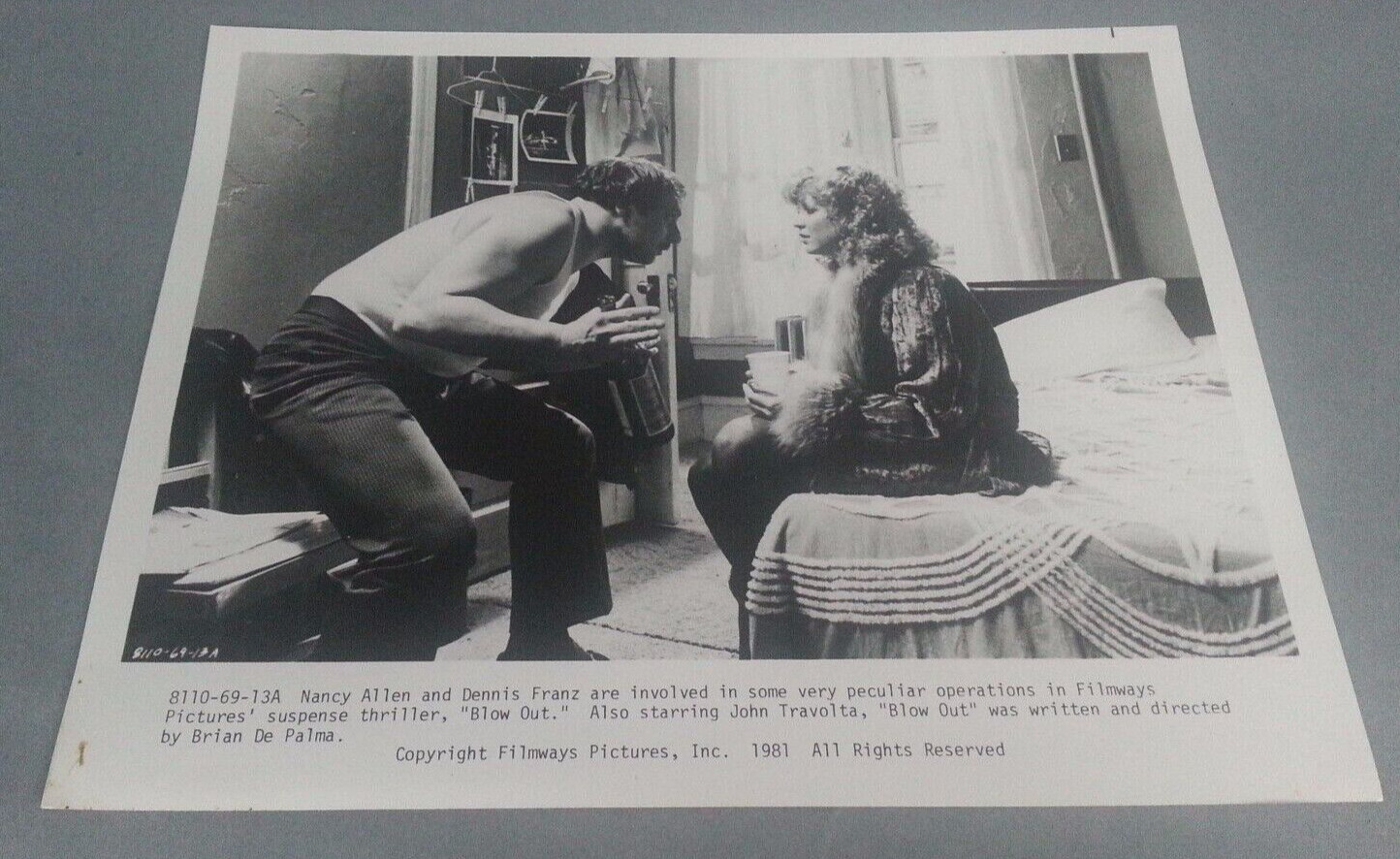 1982 Press Photo Dennis Franz and Nancy Allen in 