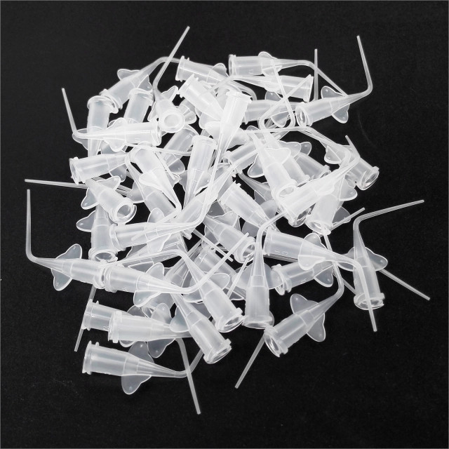 200Pc Dental Aspirator Root Canal Tip Irrigator Tips Delivery Irrigation
