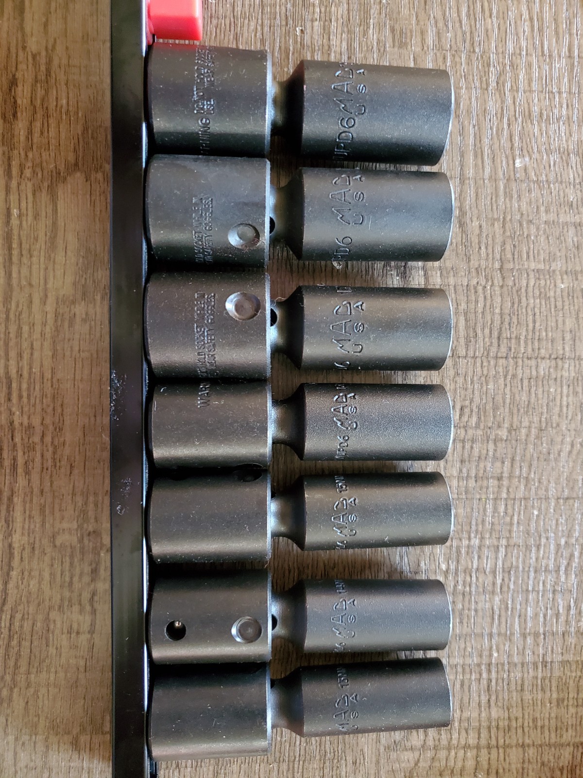 Mac Tools 7 Piece 1/2 Drive Wobble Socket Set SVUPDM76PTR MADE IN USA