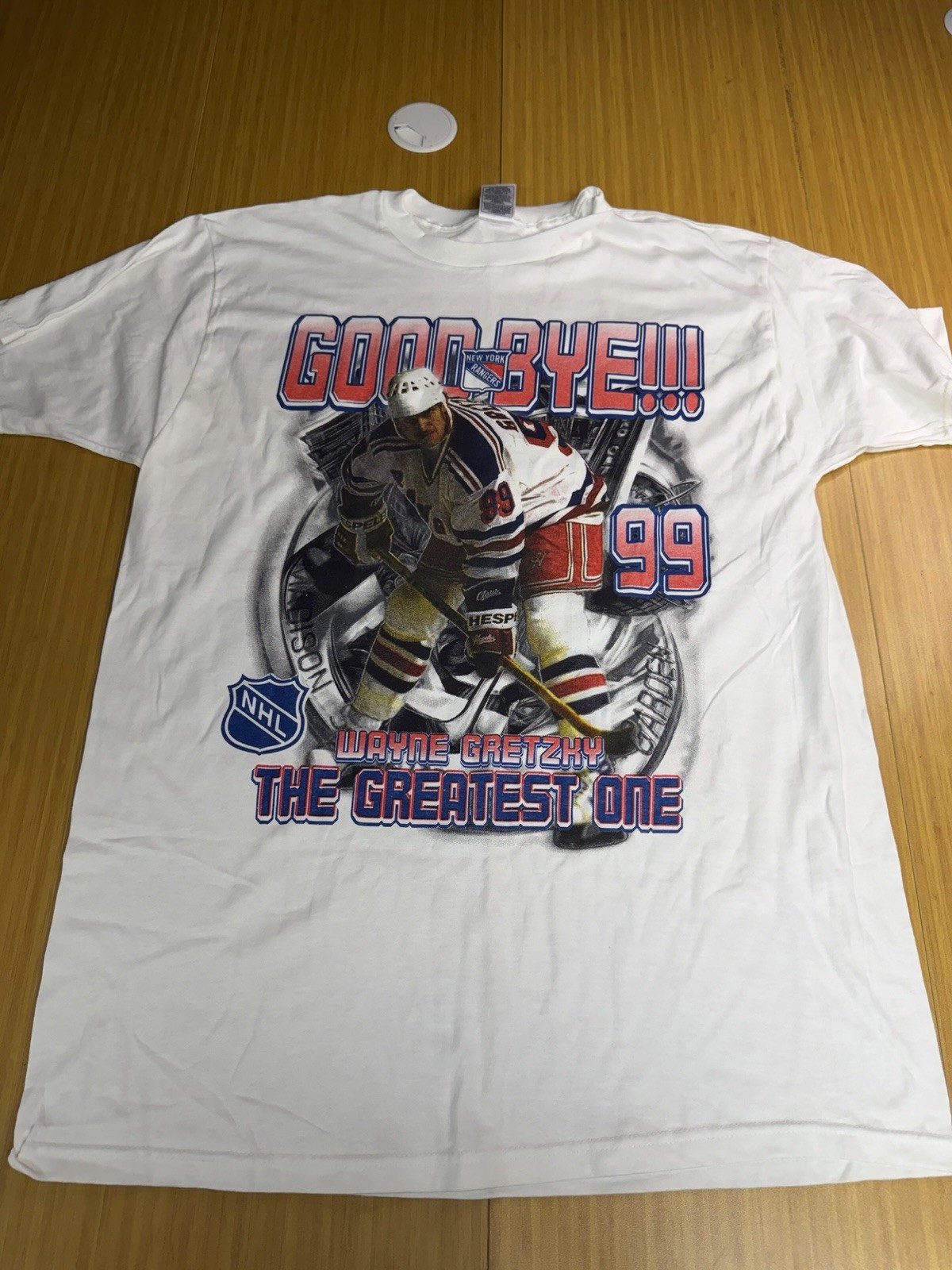Vintage 1999 Wayne Gretzky Retirement T Shirt NHL Rangers Graphic XL New York