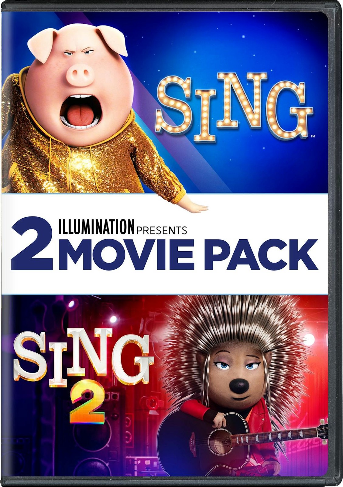 Sing / Sing 2 DVD Matthew McConaughey NEW