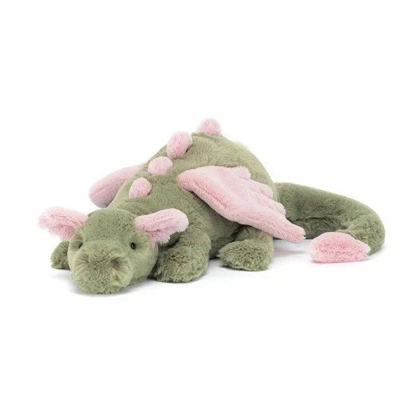Jellycat Malachy Dragon cute plush toy (Large) 50 cm with tags & dust bag.