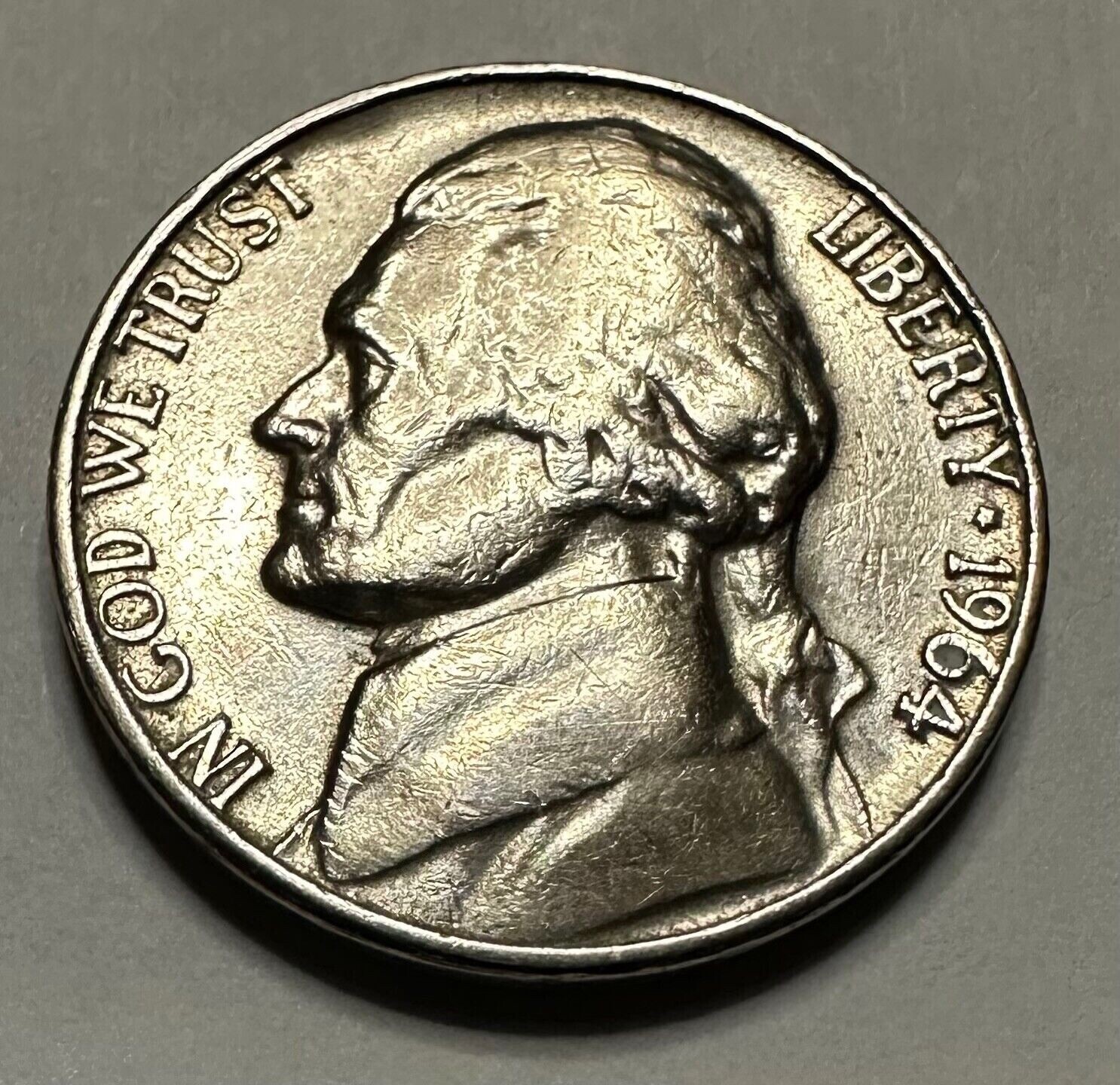 Very rare 1964 Nickel Mint Mark in the reverse. Many errors Very rare 1964 Nickel Mint Mark in the reverse. Many errors