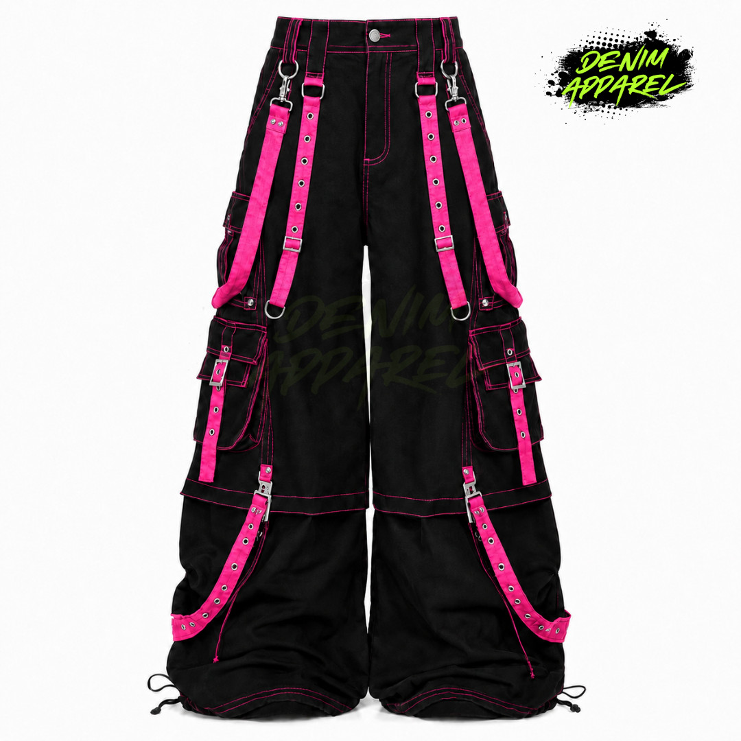 Men's Gothic Bondage Black Trip Pant Rock Trouser EMO/TRIPP PANTS Men's Gothic Bondage Black Trip Pant Rock Trouser EMO/TRIPP PANTS