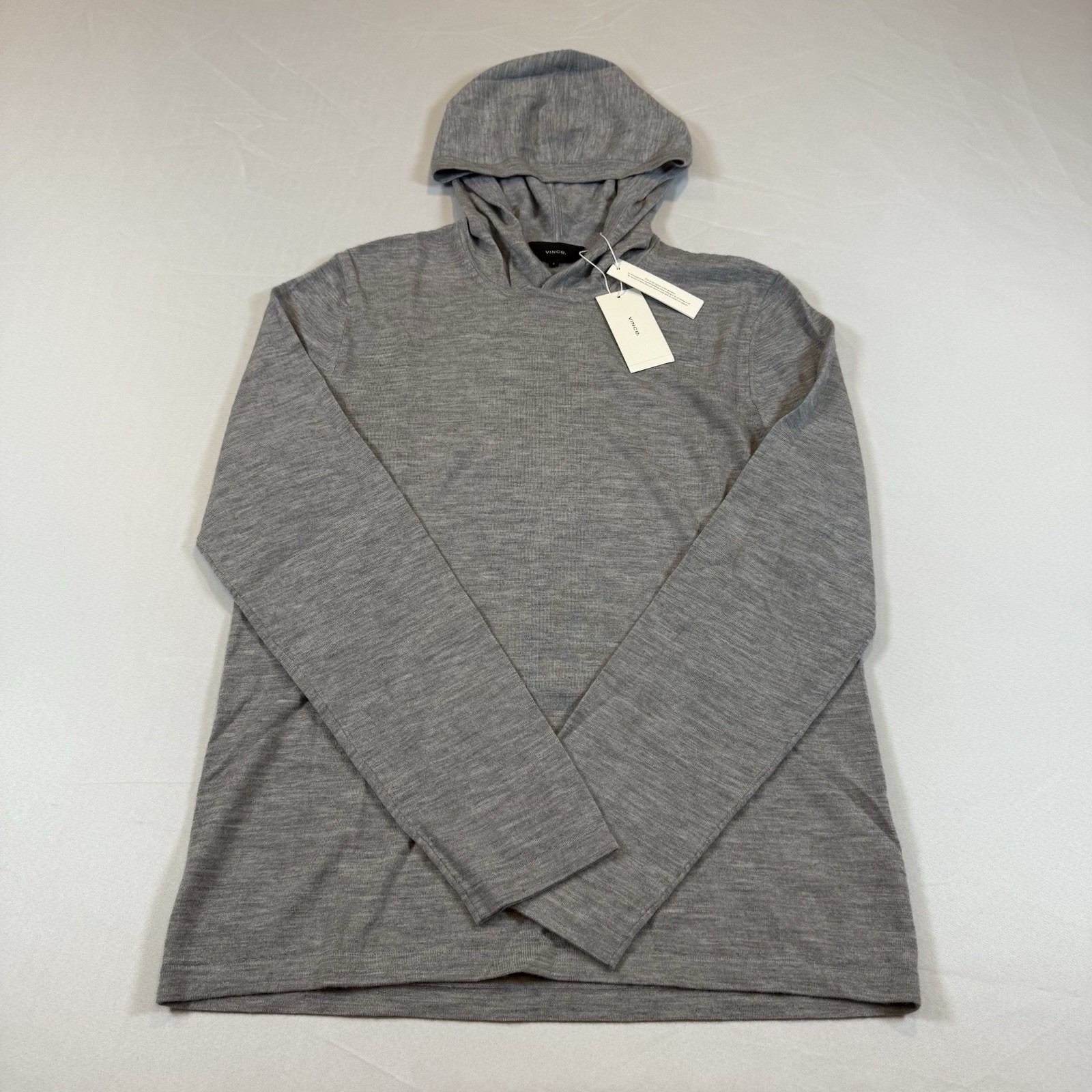 Vince Wool & Cashmere Hoodie Gray Size Small NWT $345