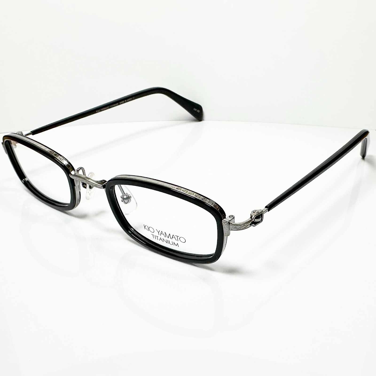 KIO YAMATO KT-395 U col.92 Men\'s Eyeglasses Frames in Black - Authentic New