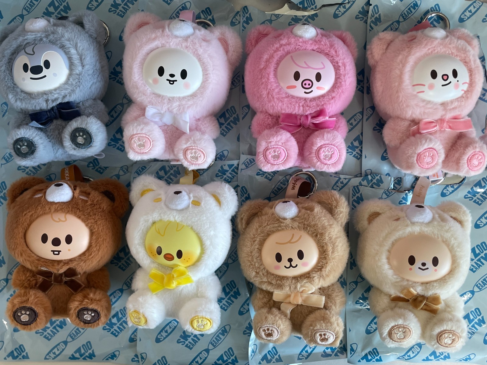On Hand) Stray Kids SKZOO SECRET KEYRING TOY Ver.Everywhere All Around The World