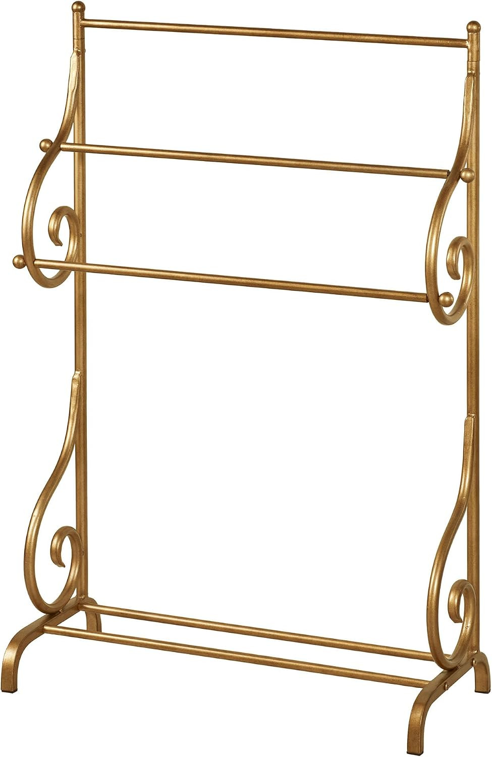 Anna Metal Floor Stand, Antique Gold