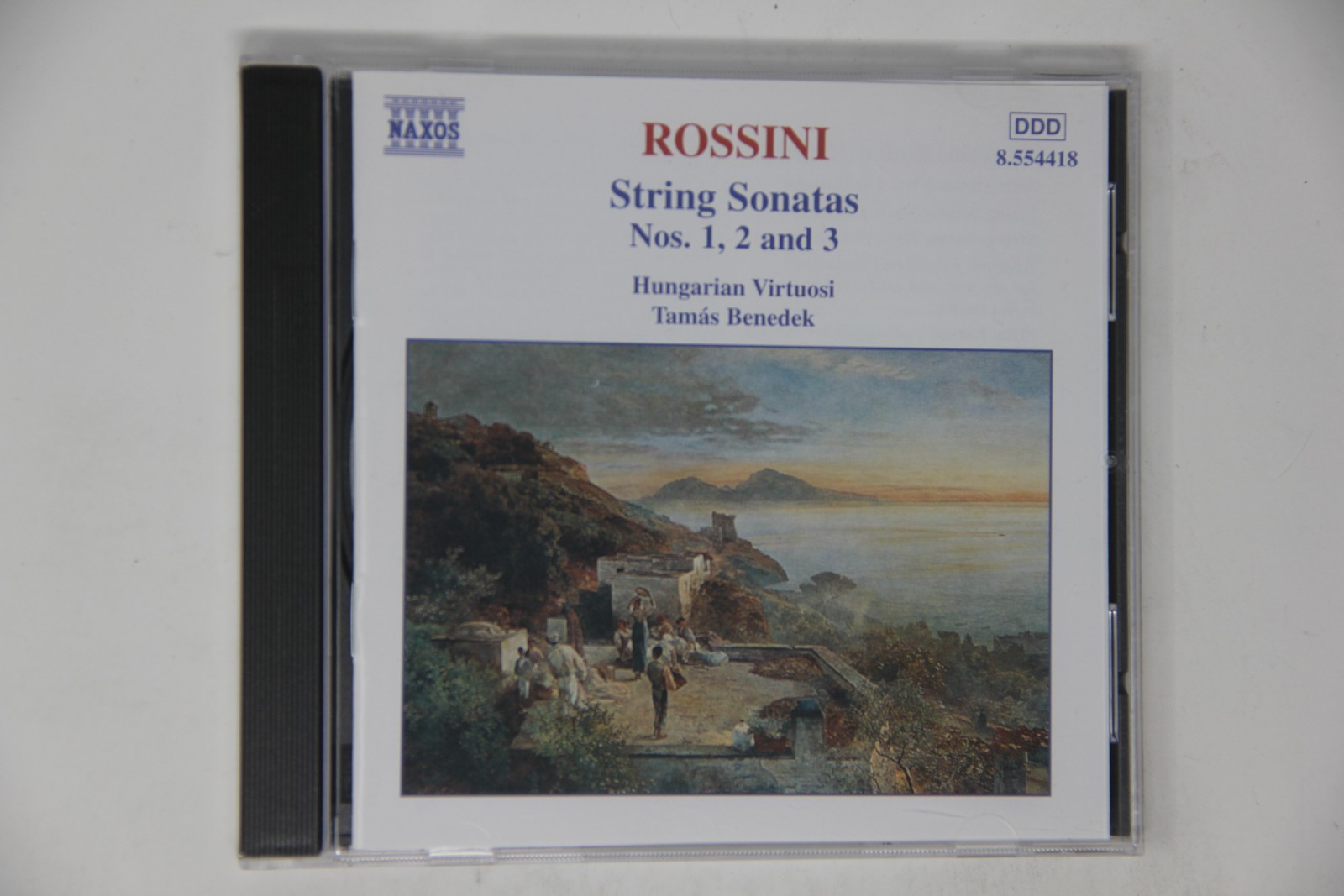 Rossini String Sonatas 1 2 3 CD Hungarian Virtuosi Tamas Benedek Naxos