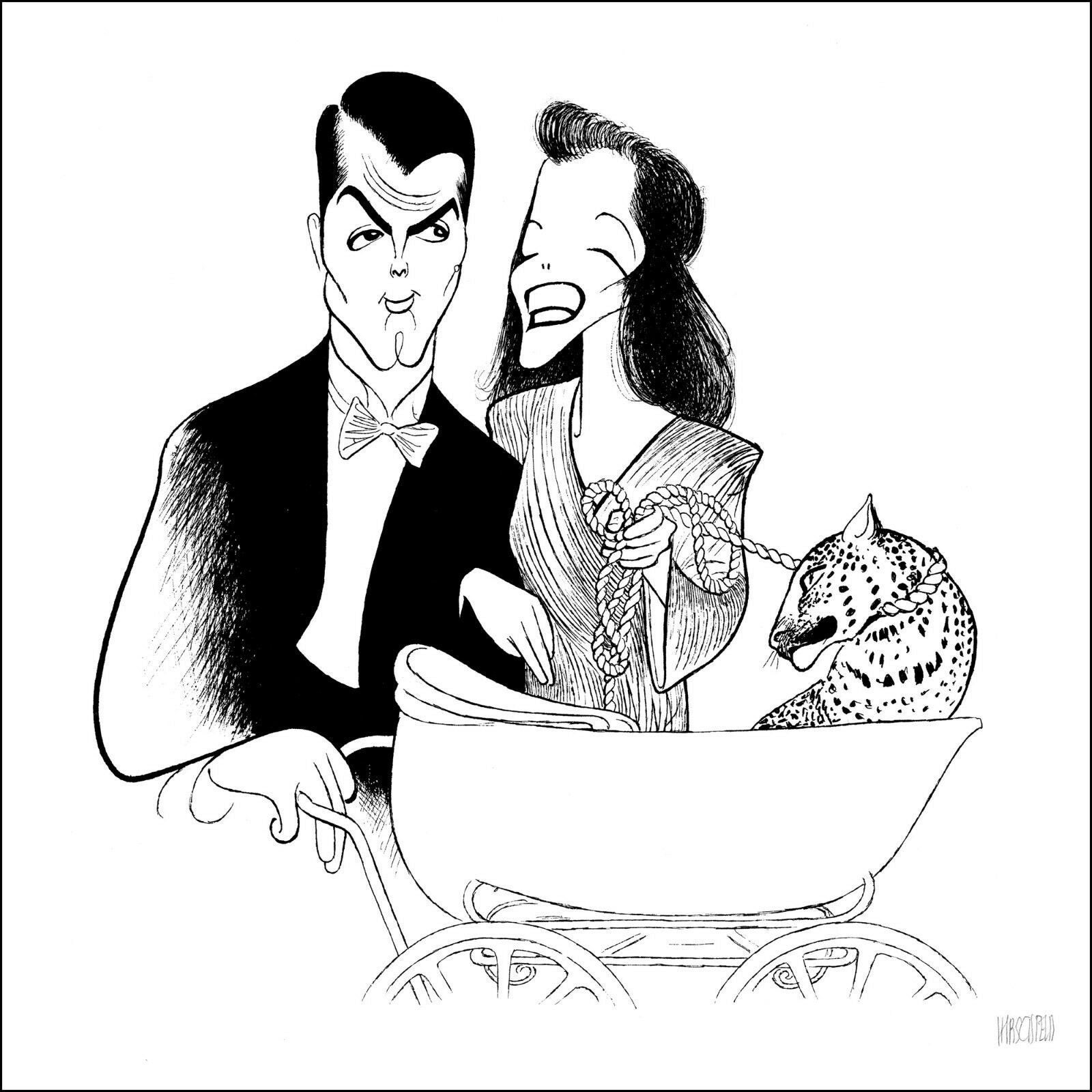 Al Hirschfeld Hand Signed Lithograph 