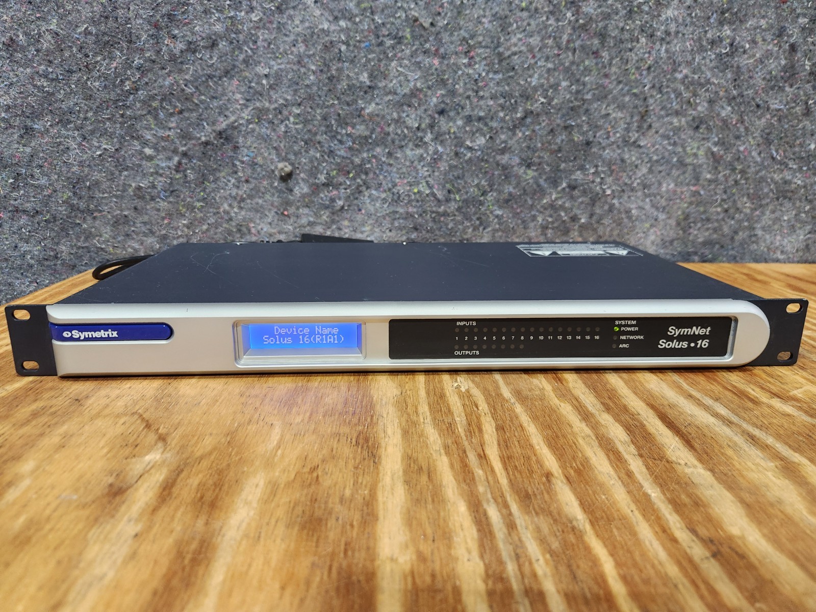 Symetrix Solus 16 SymNet DSP Hardware 16x Audio Input 8x Output w/Power Supply