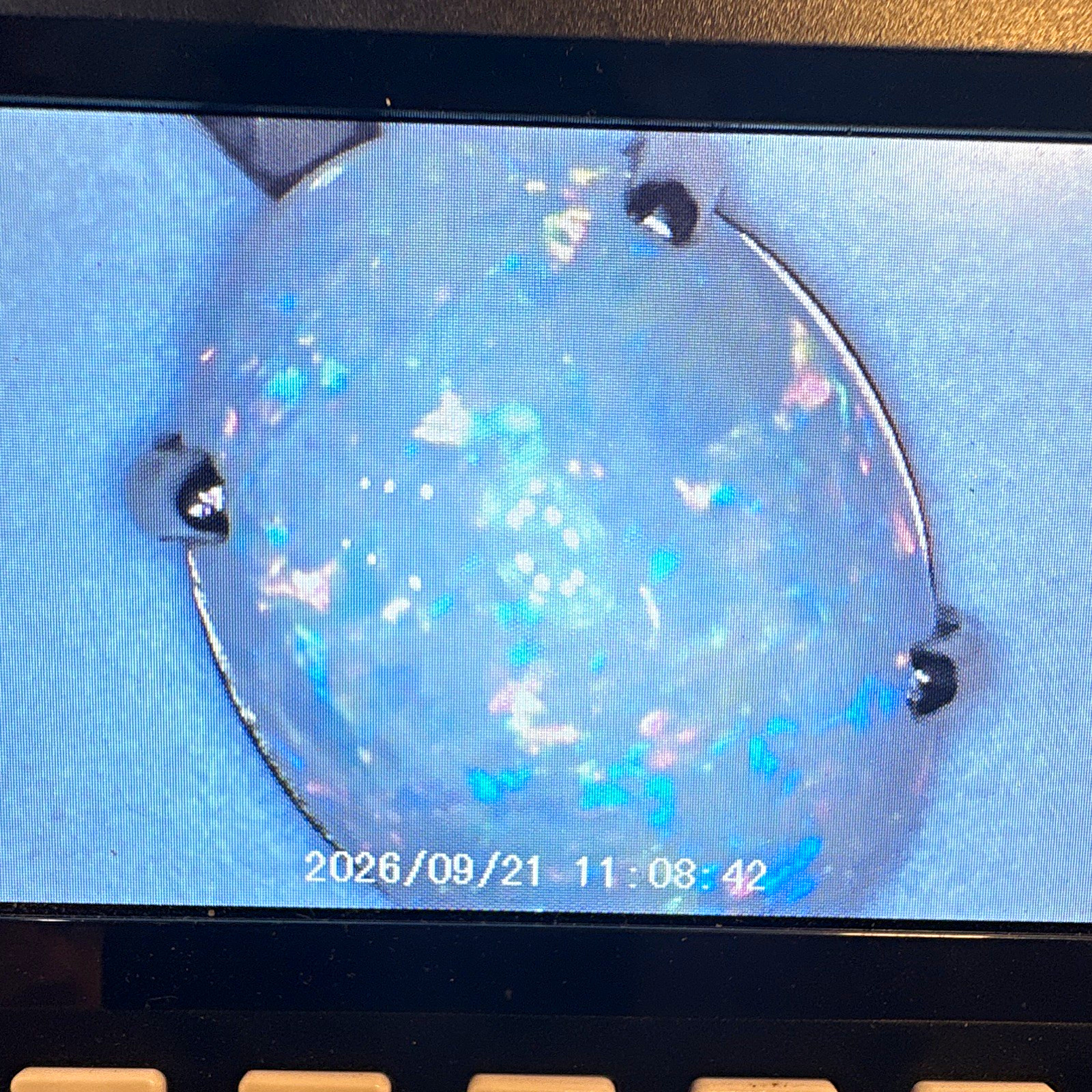 Vtg 14K White Gold Crystal Opal Solitaire Charm Pendant Natural Pinfire Flash Vtg 14K White Gold Crystal Opal Solitaire Charm Pendant Natural Pinfire Flash