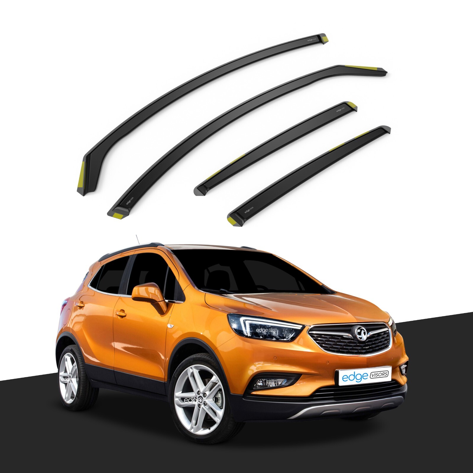 Vauxhall Mokka MK1 2012-2020 5 Door SUV Wind Deflectors Rain Guard Visors 4pc Vauxhall Mokka MK1 2012-2020 5 Door SUV Wind Deflectors Rain Guard Visors 4pc