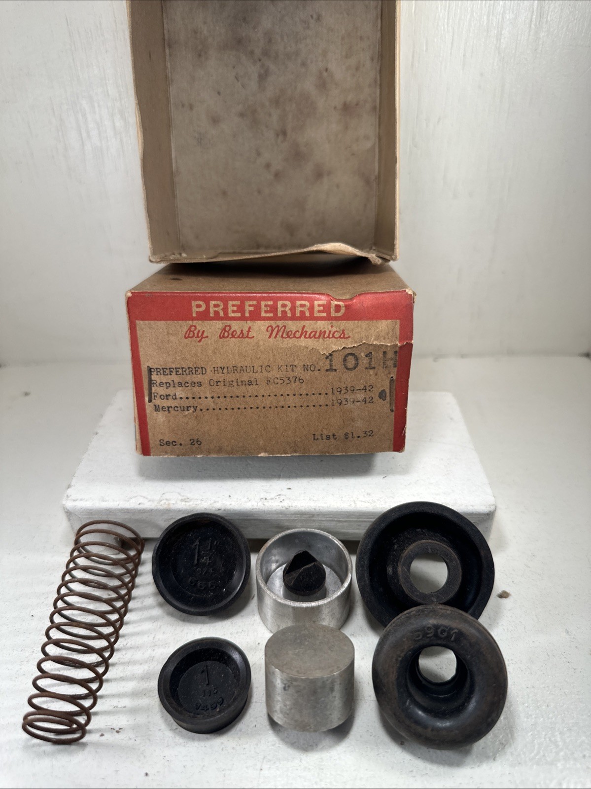 NOS-Preferred Hydraulic Kit 101H-Ford 1939-42 / Mercury 1939-42. Replaces FC5376