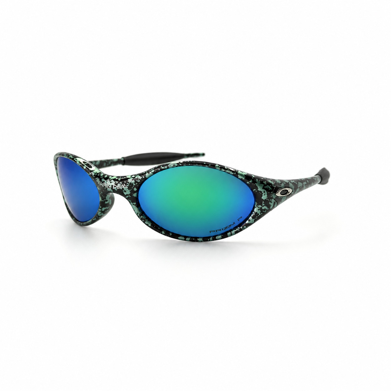 Oakley Eye Jacket x Brain Dead Green Drip Prizm Sunglasses Y2K New