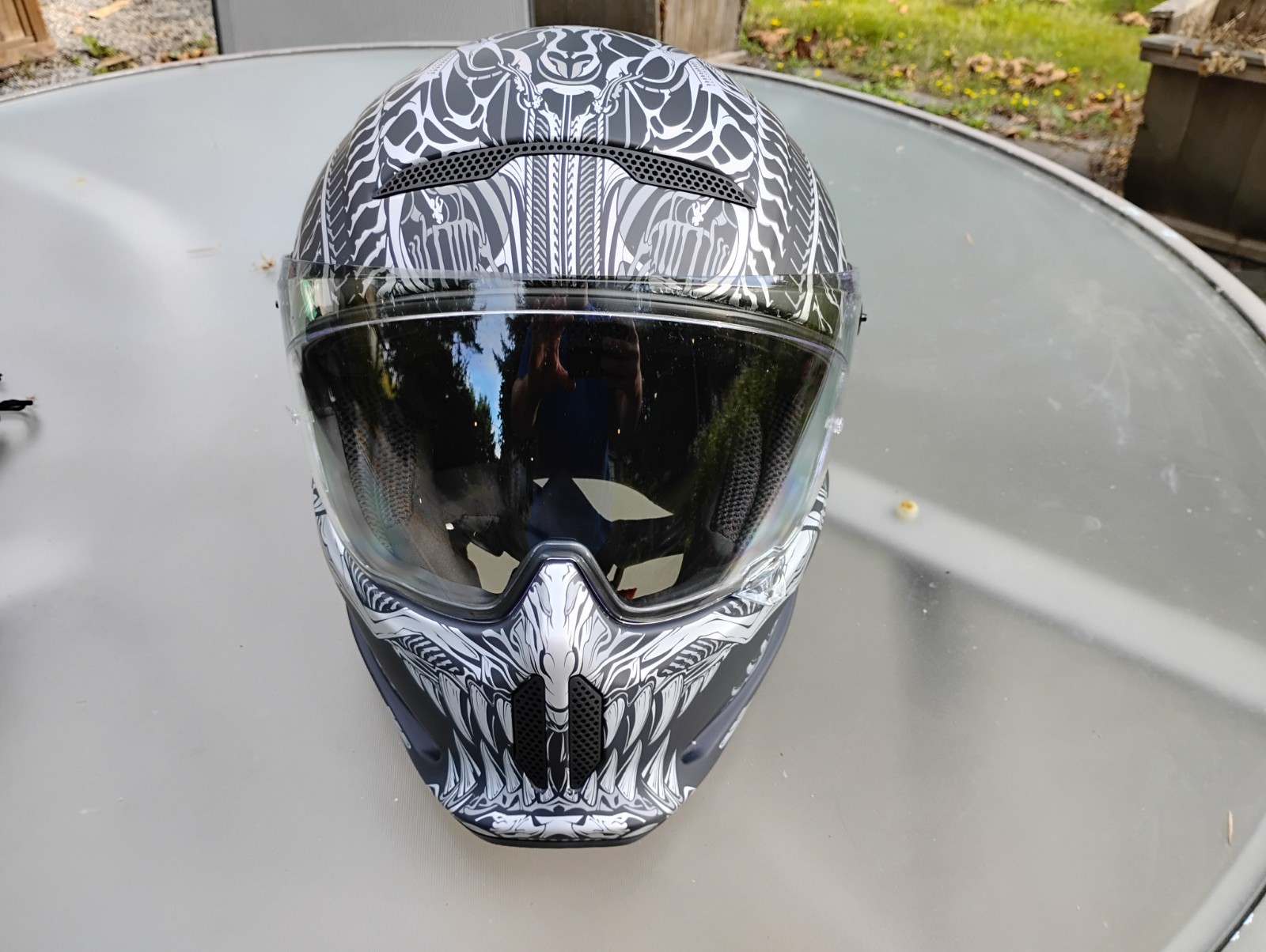 Ruroc Atlas 3.0 Reaper Colorway Full Face Motorcycle Helmet Size Medium