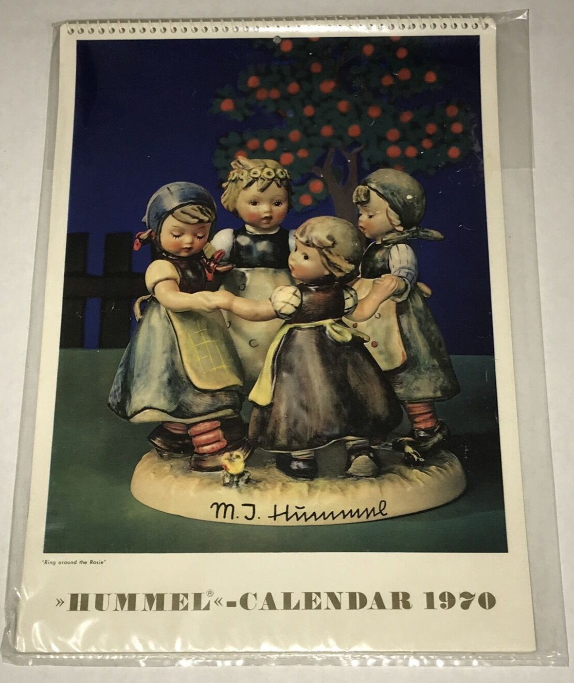 USA Version 1970 MI Hummel Figurine Ring Around the Rosie Calendar Goebel NEW
