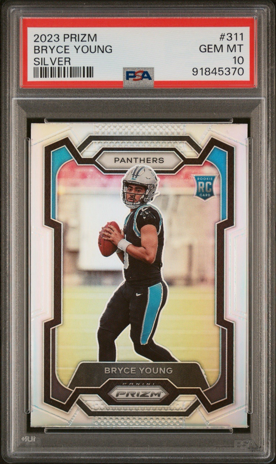 Panini 2023 Prizm Bryce Young Silver Prizm Rookies RC #311 PSA 10 Panthers QTY Panini 2023 Prizm Bryce Young Silver Prizm Rookies RC #311 PSA 10 Panthers QTY