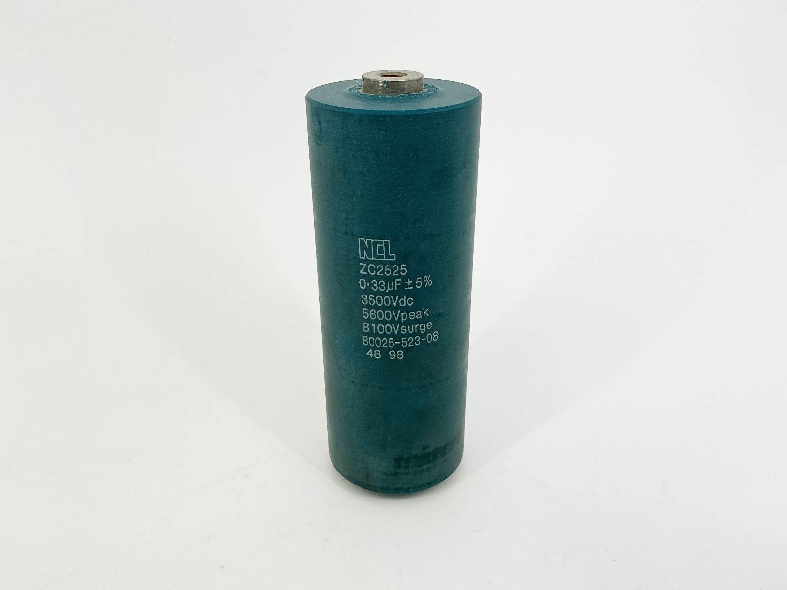 New NCL 80025-523-08 Capacitor 3500VDC 5600V Peak 8100V Surge ZC2525 - No Box New NCL 80025-523-08 Capacitor 3500VDC 5600V Peak 8100V Surge ZC2525 - No Box