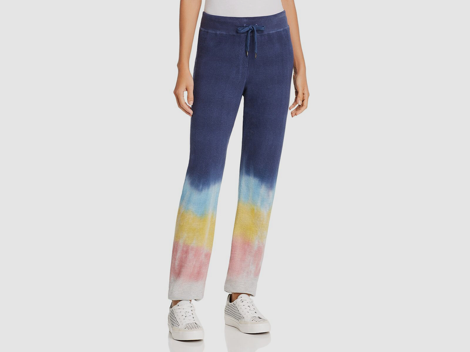 $294 Sundry Women\'s Blue Dip Dye Stretch Cuffed Sweatpants Joggers Pants Size 2