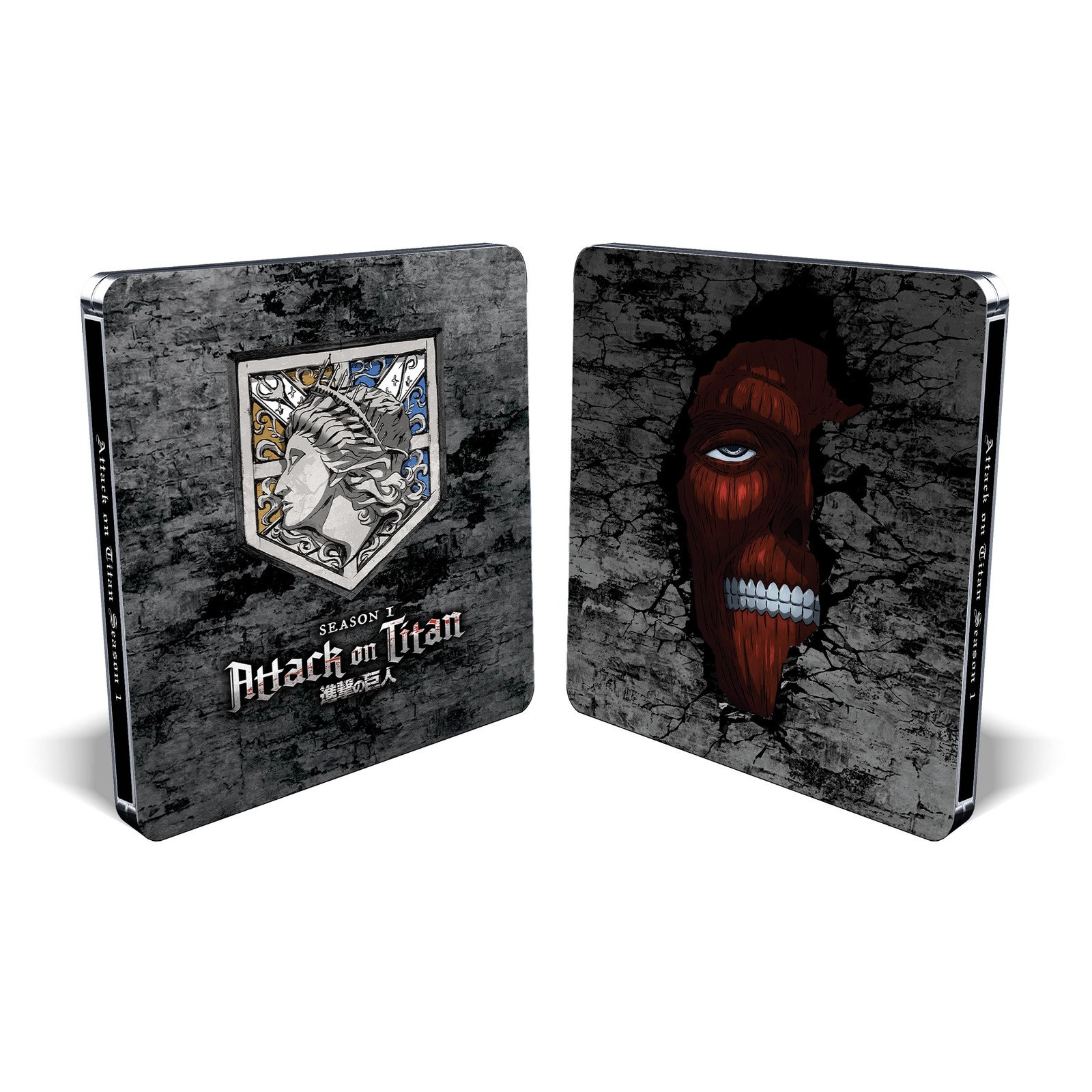 Steelbook Attack on Titan: Season 1 Complete (Blu-ray) New
