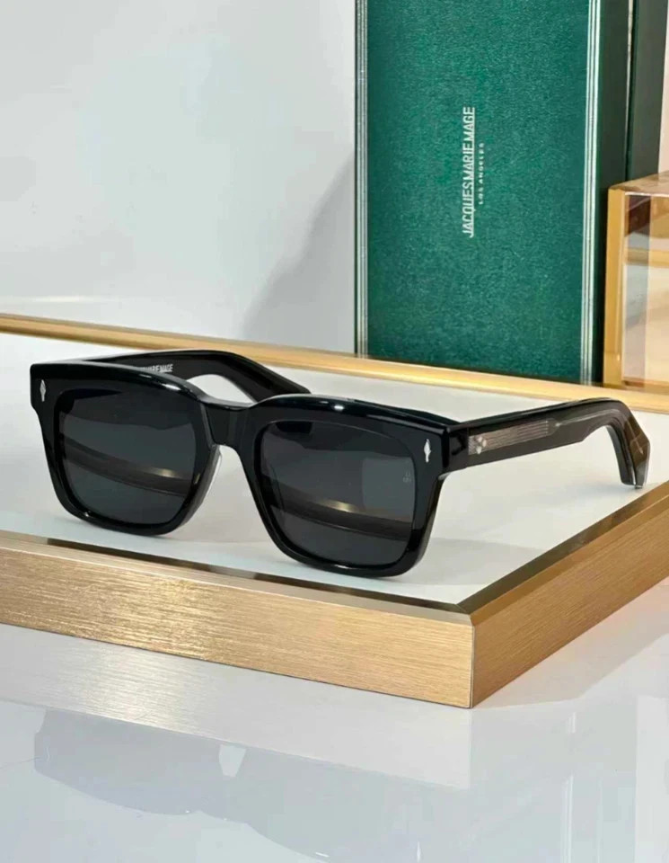 Jacques Marie Mage TORINO Sunglasses – Black/Grey (54-20-146mm) Jacques Marie Mage TORINO Sunglasses – Black/Grey (54-20-146mm)