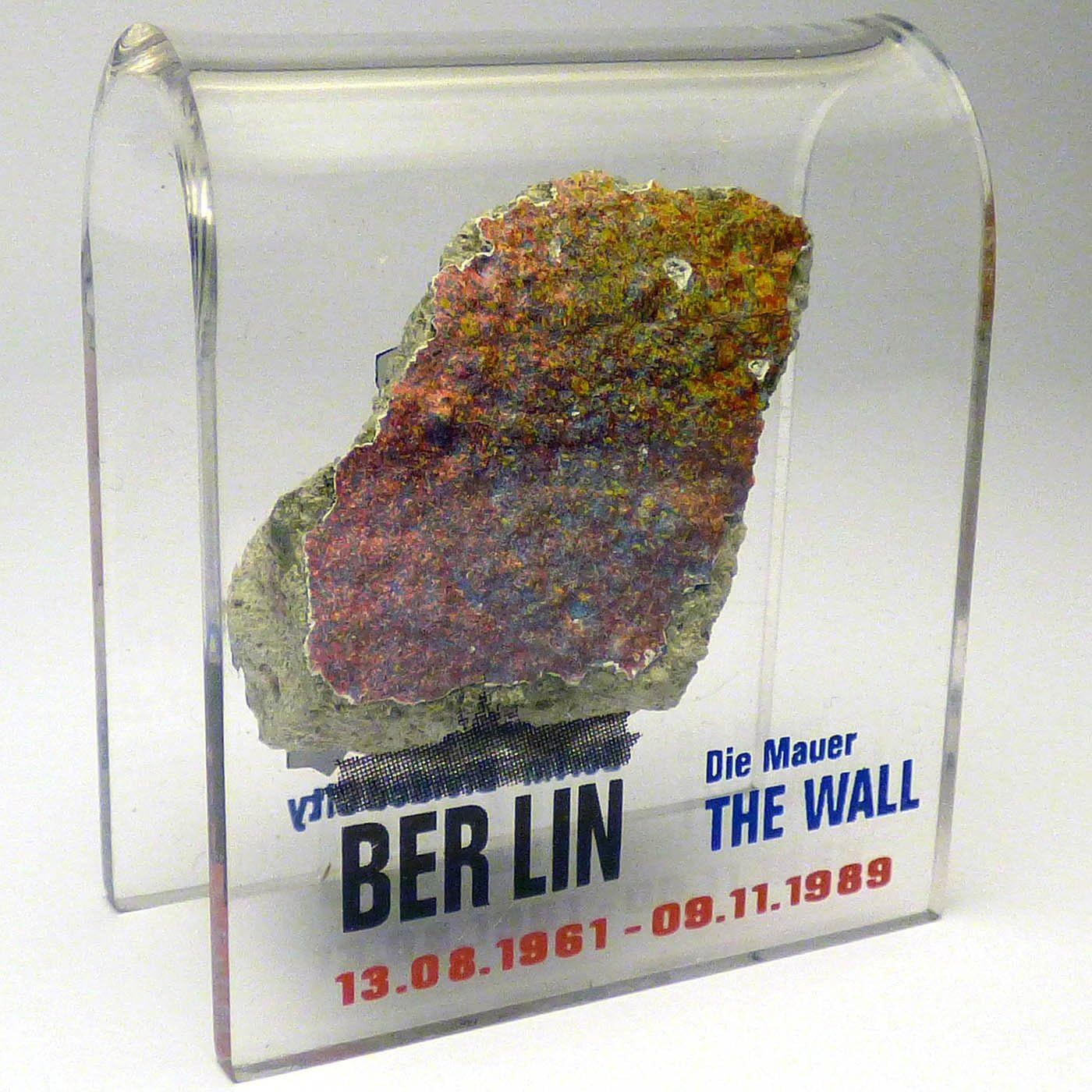 Original Piece of the Berlin Wall - Authentic Souvenir from the Real Wall in Ge