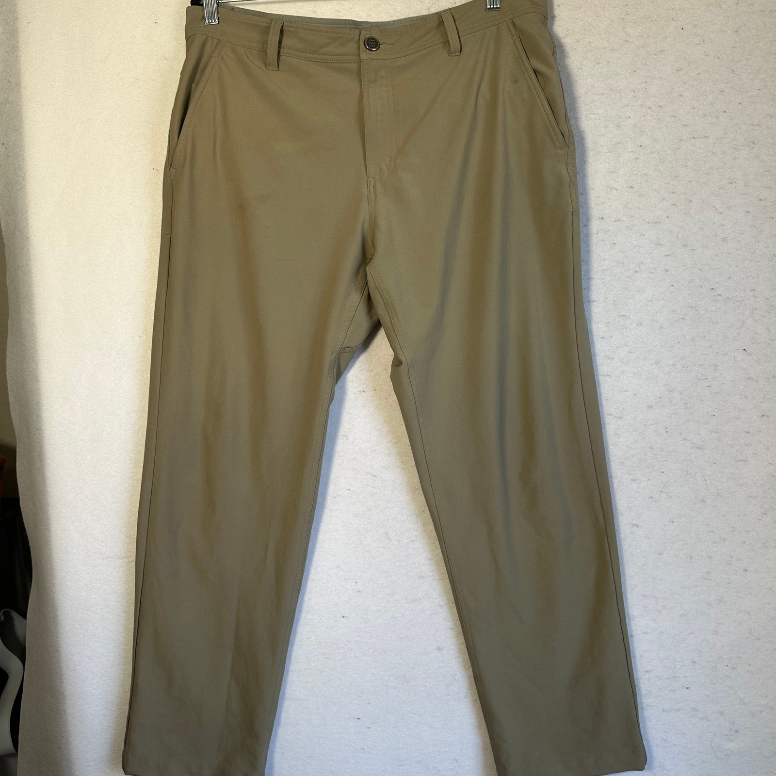 Free Fly Mens Nomad Pants Khaki Tan Stretch Performance Outdoor Trousers 36x30 Free Fly Mens Nomad Pants Khaki Tan Stretch Performance Outdoor Trousers 36x30