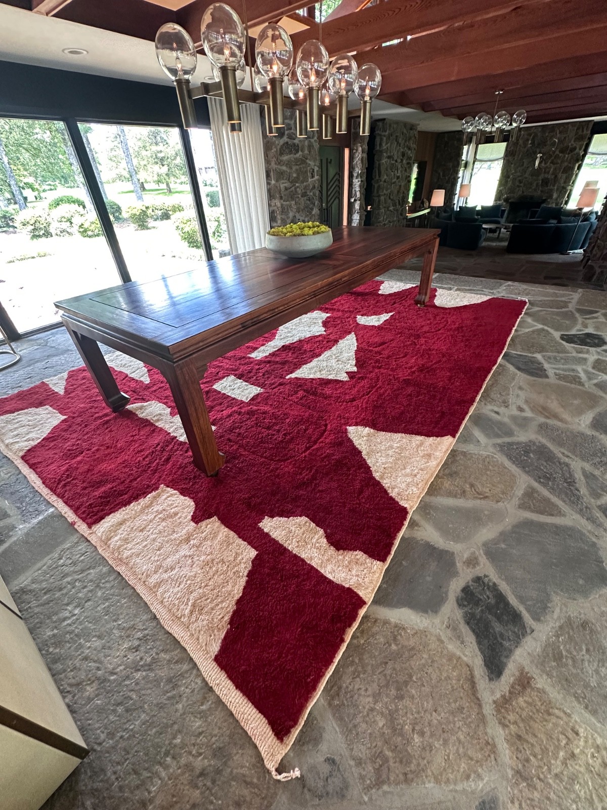 GORGEOUS HUGE Moroccan Wool Mrirt Rug GORGEOUS HUGE Moroccan Wool Mrirt Rug